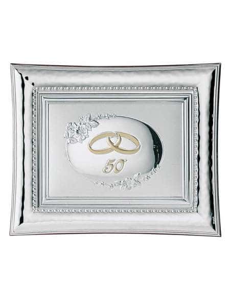 Marco Fotos o Placa Conmemorativa 50º Aniversario Flores - Valenti 555 4L (Personalizable)