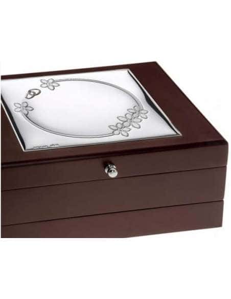 Joyero con Alianzas para Boda - Global Argenti GA2049A