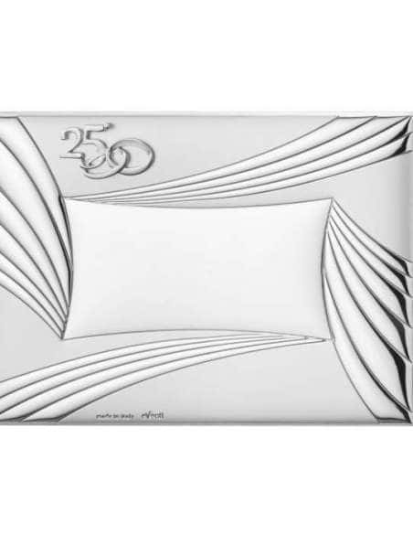 Placa Conmemorativa 25º Aniversario con Flores - Eventi EV9185/13V (Personalizable)