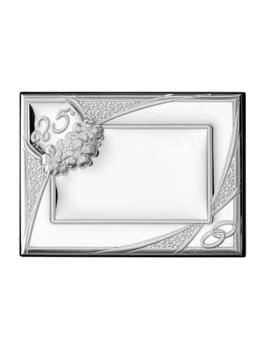 Placa 25º Aniversario con Flores - Eventi EV9015/13V (Personalizable)