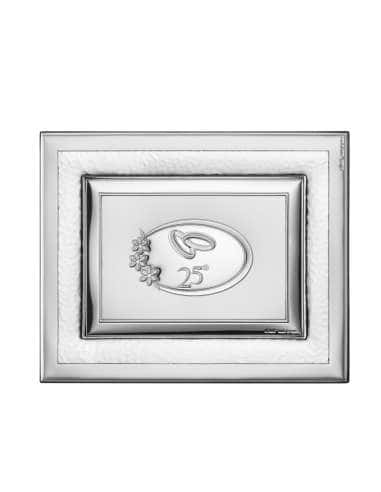 Marco Fotos o Placa Conmemorativa 25º Aniversario Flores - Eventi EV9056/13V (Personalizable)
