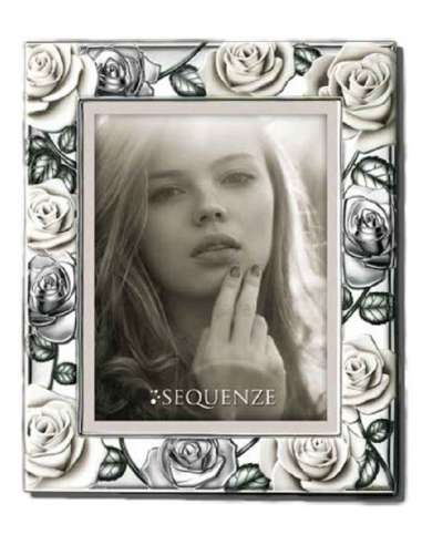 Marco de Fotos  Rosas Linea  Esmalte - Sequenze SQ1029/18D