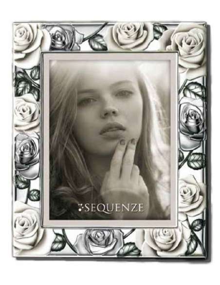 Marco de Fotos  Rosas Linea  Esmalte - Sequenze SQ1029/18D