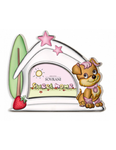 Marco de Fotos  Infantil Casita con Perrito - Argenti Sovrani W5190RA